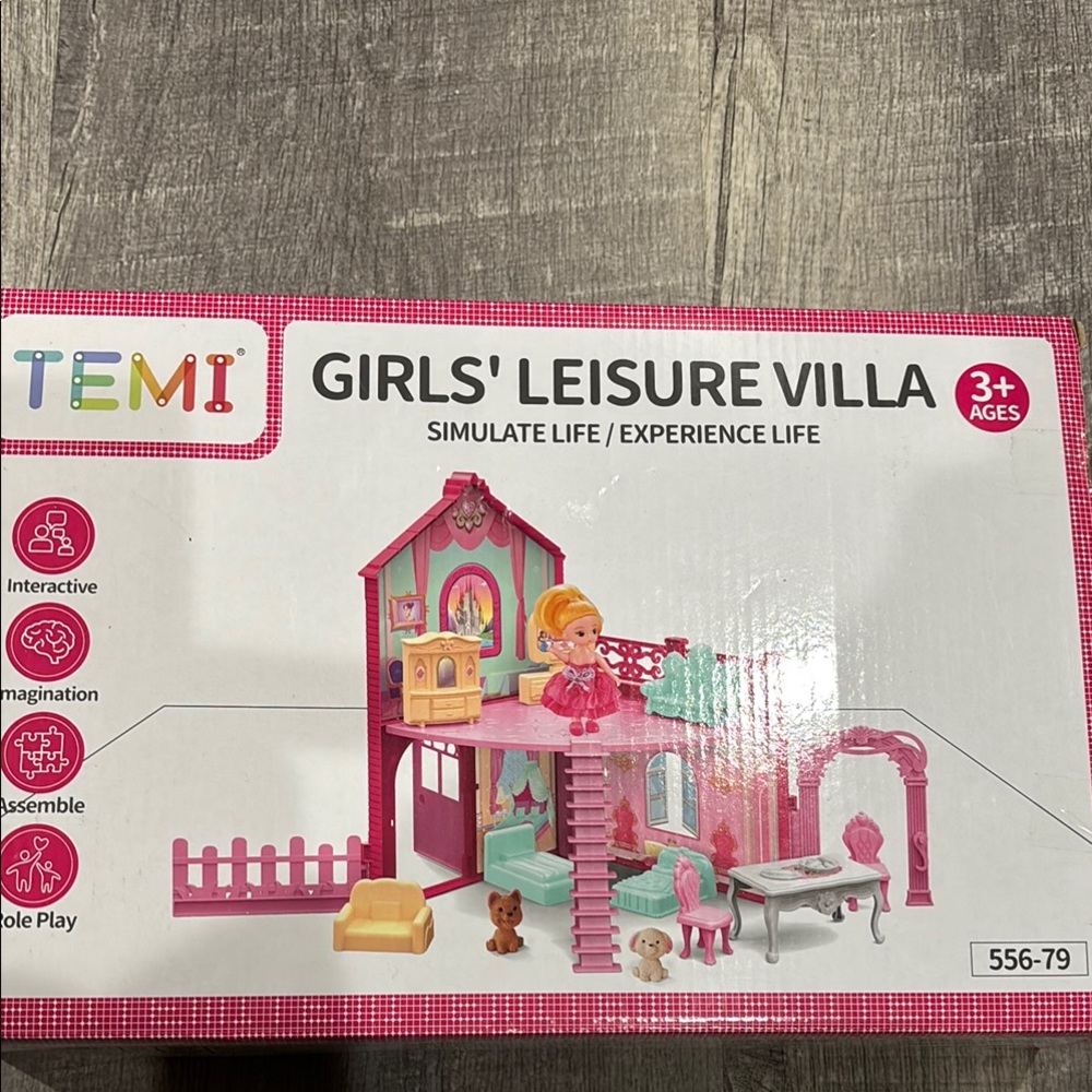Girls' Leisure Villa Playset - Pink